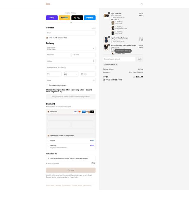 Volare Fitness checkout page showing Volare Fitness promo code box | Screenshot taken by SimplyCodes community member on Sep 4, 2025