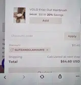 GLITZANDGLAMOUR13 coupon verification screenshot