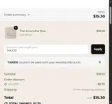 TAKE10 coupon verification screenshot