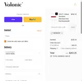 Volonic coupon verification screenshot