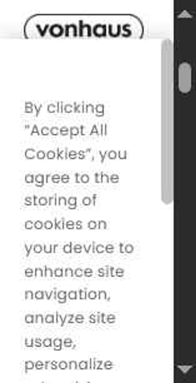 VonHaus checkout page showing VonHaus discount code box | Screenshot taken by SimplyCodes community member on Jul 12, 2025