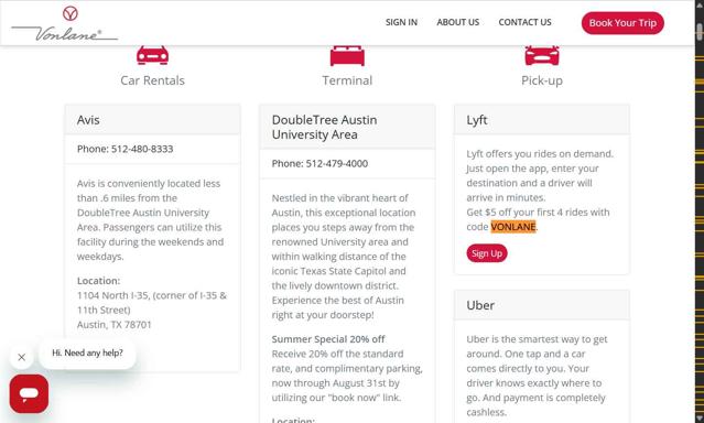 Vonlane checkout page showing Vonlane promo code box | Screenshot taken by SimplyCodes community member on Jul 6, 2025