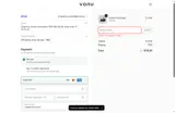 Vonu coupon verification screenshot