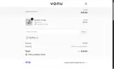 Vonu coupon verification screenshot