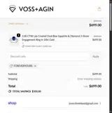 FOREVERYOURS coupon verification screenshot