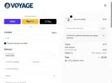 VOYAGE20 coupon verification screenshot