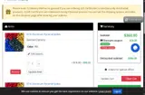 FINISHED coupon verification screenshot