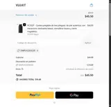 Vulkit coupon verification screenshot