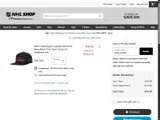 Washington Capitals Shop coupon verification screenshot