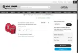 Washington Capitals Shop coupon verification screenshot