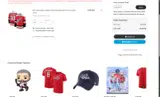 Washington Capitals Shop coupon verification screenshot