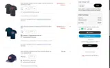 Washington Capitals Shop coupon verification screenshot