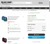 NHL50FREE coupon verification screenshot