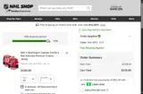 Washington Capitals Shop coupon verification screenshot