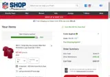 Washington Commanders coupon verification screenshot