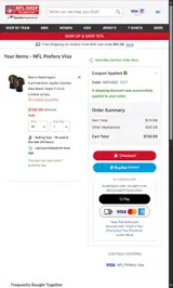 NSFH655 coupon verification screenshot