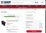 Washington Commanders coupon verification screenshot