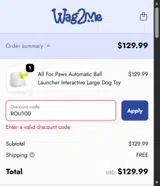 15LIPO coupon verification screenshot