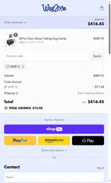 SAVE15 coupon verification screenshot