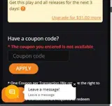WagerTalk coupon verification screenshot