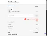 FALLSALE coupon verification screenshot