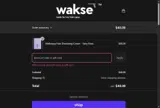 Wakse coupon verification screenshot