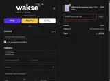 Wakse coupon verification screenshot