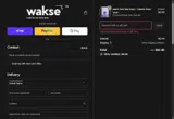 Wakse coupon verification screenshot
