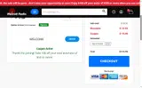 WELCOME coupon verification screenshot