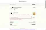 Waldor Watches coupon verification screenshot