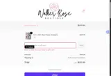 Walker Rose Boutique coupon verification screenshot
