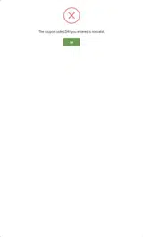 LDAY coupon verification screenshot