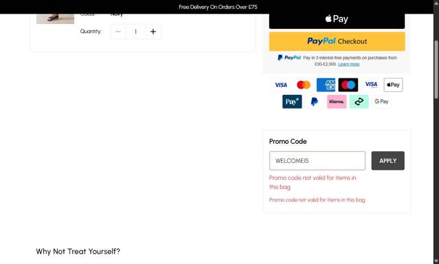 Wallis checkout page showing Wallis promo code box | Screenshot taken by SimplyCodes community member on Jul 22, 2025