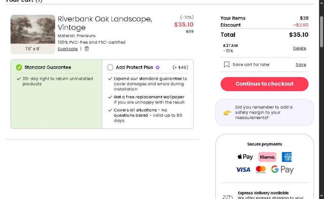 Wallism checkout page showing Wallism promo code box | Screenshot taken by SimplyCodes community member on Jul 12, 2025