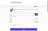 Wallshoppe coupon verification screenshot