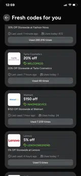 WELCOME20 coupon verification screenshot