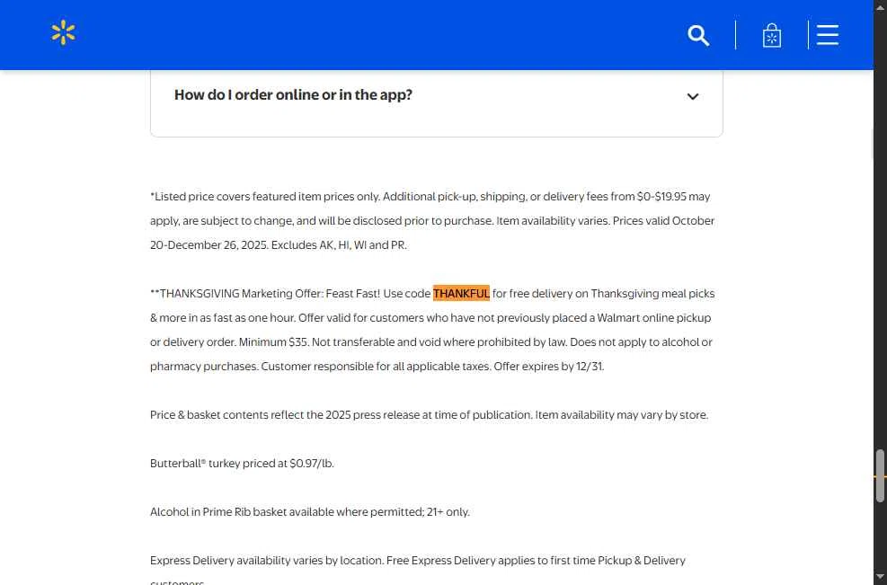 Walmart Grocery checkout page showing Walmart Grocery promo code box | Screenshot taken by SimplyCodes community member on Jan 2, 2026