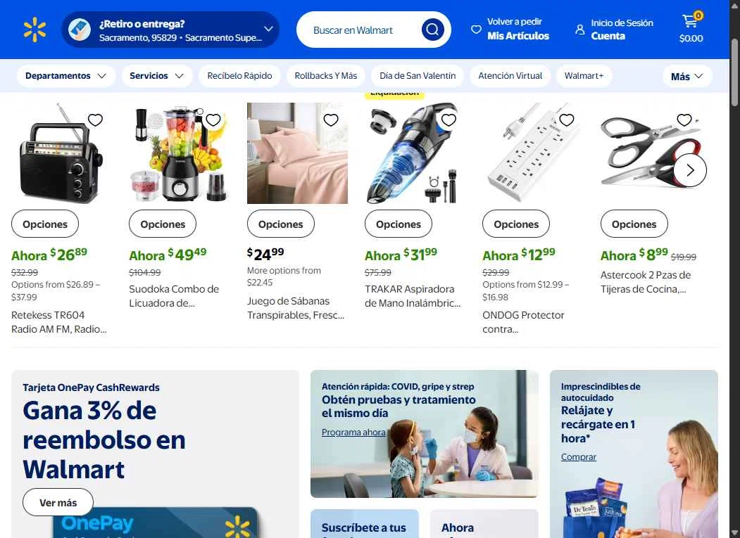 Walmart Grocery checkout page showing Walmart Grocery promo code box | Screenshot taken by SimplyCodes community member on Feb 1, 2026