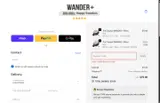 WANDER+ coupon verification screenshot