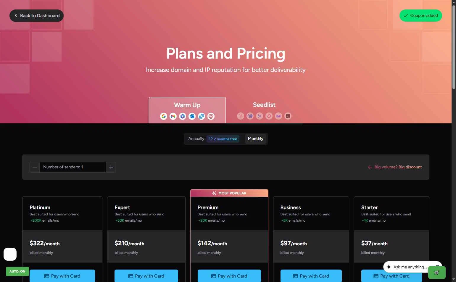 Warmy checkout page showing Warmy discount code box | Screenshot taken by SimplyCodes community member on Jan 11, 2026