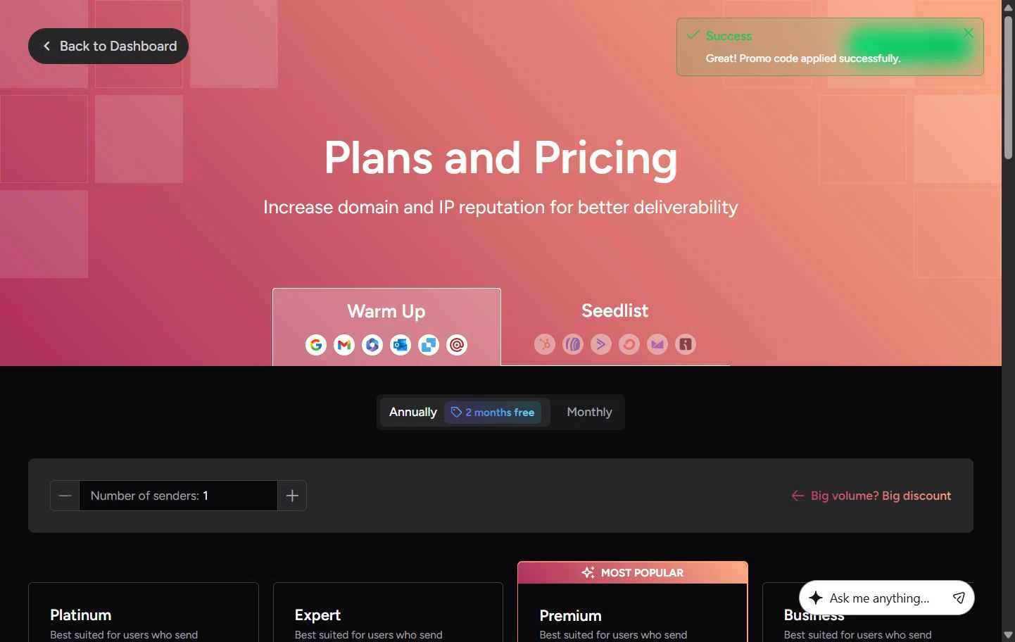 Warmy checkout page showing Warmy discount code box | Screenshot taken by SimplyCodes community member on Feb 7, 2026