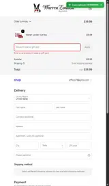 LUCKYDOG20 coupon verification screenshot