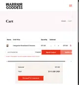 SHOPINGNOW coupon verification screenshot