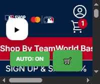 Washington Nationals checkout page showing Washington Nationals promo code box | Screenshot taken by SimplyCodes community member on Feb 13, 2026