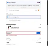 Washington Vapes coupon verification screenshot