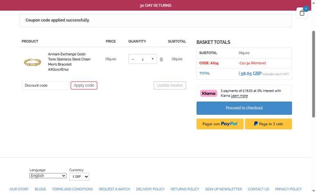 Watch Nation checkout page showing Watch Nation promo code box | Screenshot taken by SimplyCodes community member on Aug 18, 2025