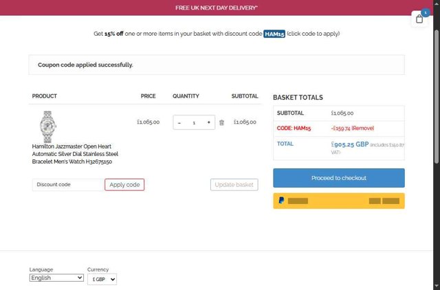 Watch Nation checkout page showing Watch Nation promo code box | Screenshot taken by SimplyCodes community member on Aug 21, 2025