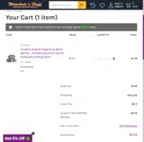 Waterbeds 'n' Stuff coupon verification screenshot