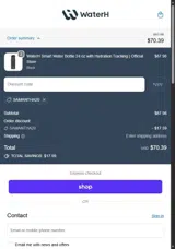 SAMANTHA20 coupon verification screenshot