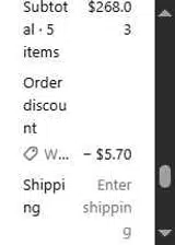 WELCOME15 coupon verification screenshot